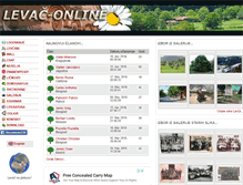 Tablet Screenshot of levac-online.com